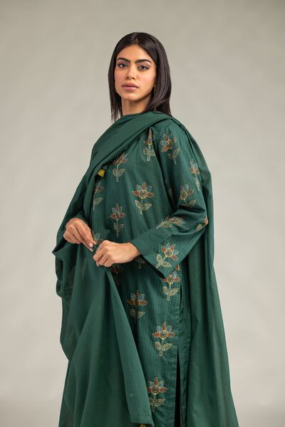 Embroidered | Lawn | Floral Lawn Dupatta | USD 30.00