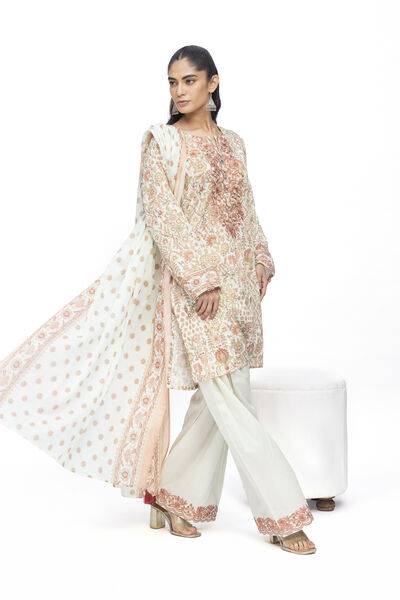 Embroidered | Lawn | Fabrics 3 Piece | USD 45.00
