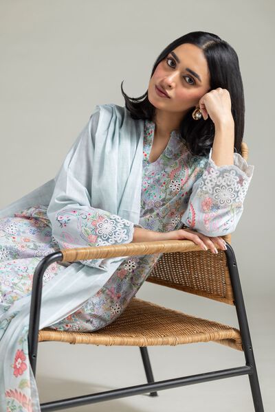 Embroidered | Textured Lawn | 3-Piece Tailored Lawn | USD 65.00