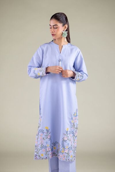 Embroidered | Mesuri | Floral Longline Kurta | USD 16.50