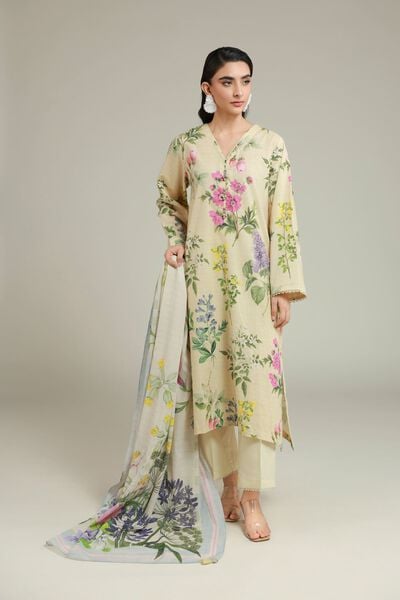 Printed | Messuri | Fabrics 3 Piece | USD 40.00