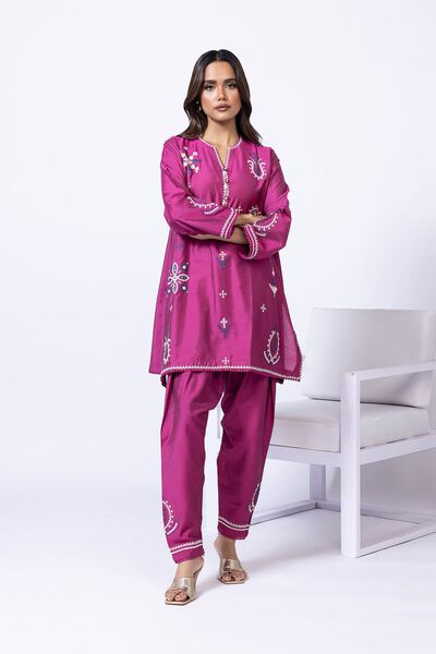 Embroidered | Raw Silk | Kurta | USD 15.00