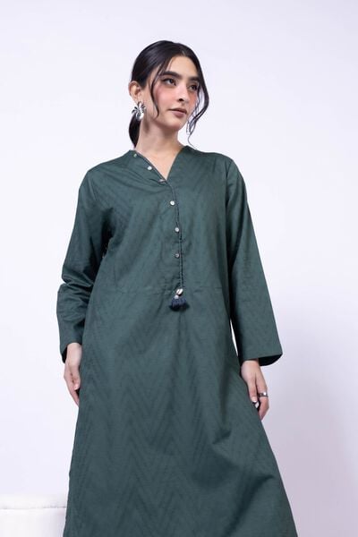 Dyed | Jacquard | Kurta | USD 30.00
