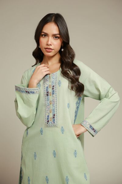 Embroidered | Cambric | Fabrics 2 Piece | Top and Bottom | USD 40.00