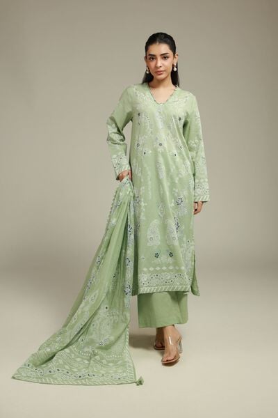 Printed | Cambric | Fabrics 3 Piece | USD 45.00