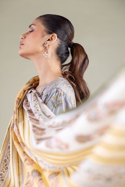 Printed | Lawn | Summer Striped Dupatta | USD 25.00