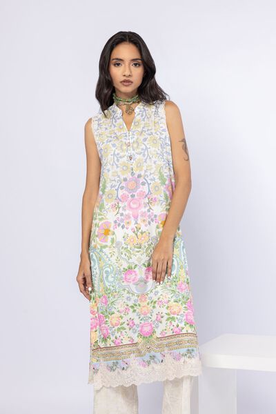 Embroidered | Crosshatch Raw Silk | Kurta | USD 20.00