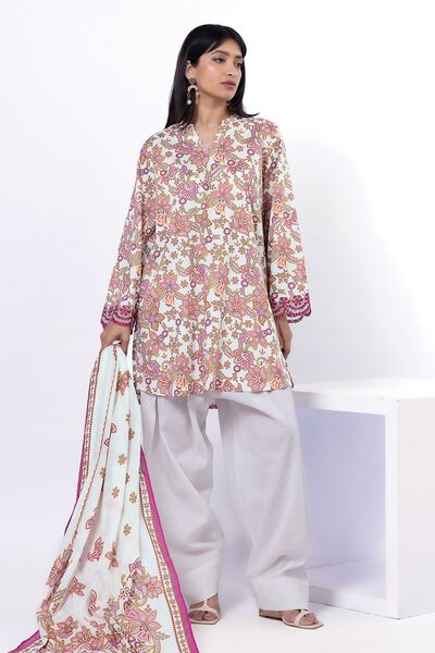 Embroidered | Lawn | Fabrics 3 Piece | USD 20.00