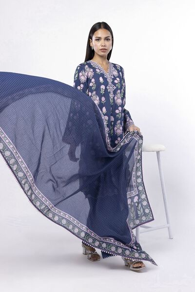 Embroidered | Lawn | Fabrics 3 Piece | USD 40.00