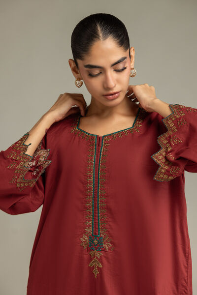 Embroidered | Cambric | Long Cambric Kurta | USD 20.00