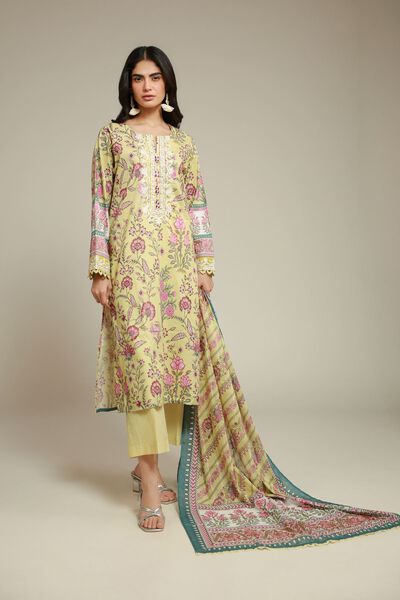 Embroidered | Textured Lawn | Fabrics 3 Piece | USD 27.00