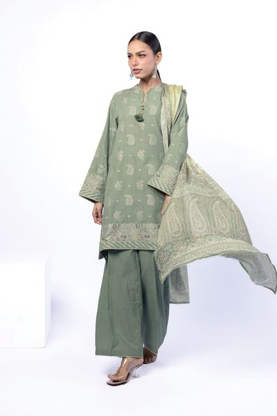 Dyed | Jacquard | Tailored 3 Piece | USD 70.00