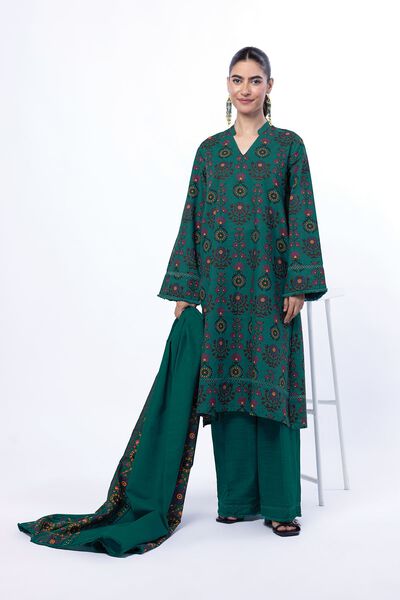 Printed | Light Khaddar | Tailored 3 Piece | USD 45.00