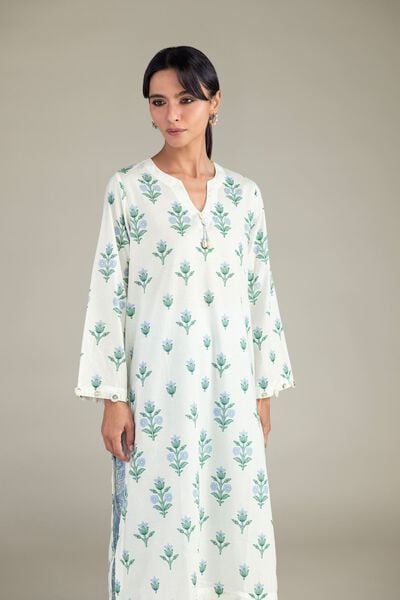Cambric | Floral Longline Kurta | USD 40.00