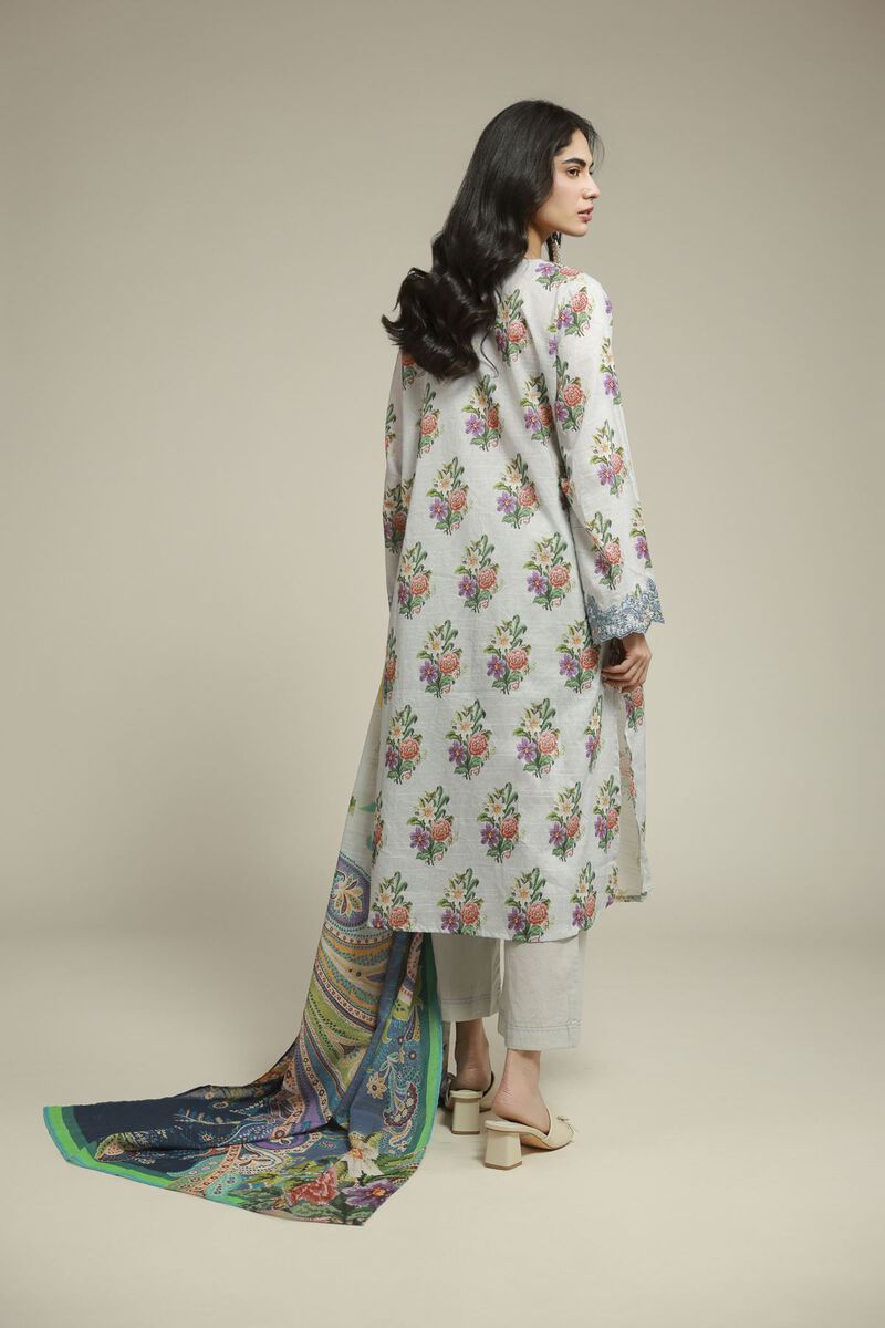 Embroidered | Mesuri | Fabrics 3 Piece | USD 45.00
