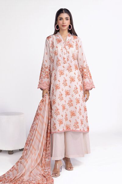 Embroidered | Lawn | Fabrics 3 Piece | USD 20.00