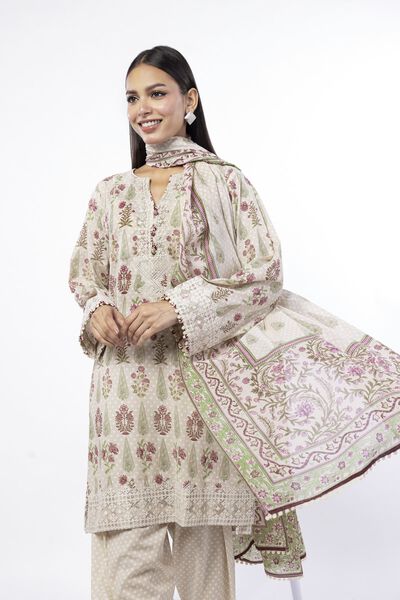 Embroidered | Lawn | Fabrics 3 Piece | USD 50.00