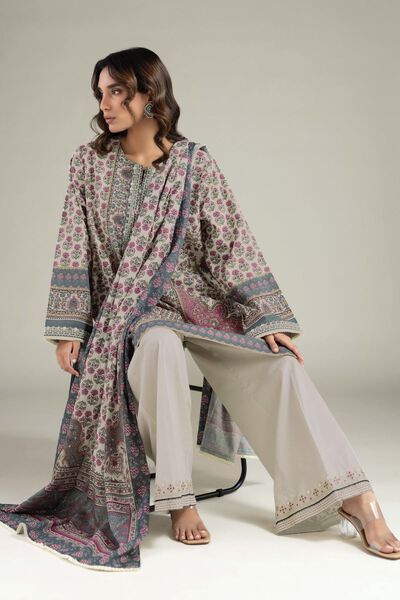 Printed | Messuri | Tailored 3 Piece | USD 65.00