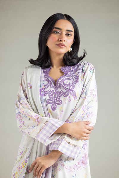 Embroidered | Textured Lawn | Tailored Lawn Set | USD 65.00