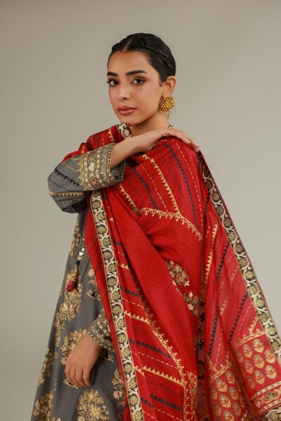 Raw Silk | 3 Piece Co-ord Set | USD 57.50