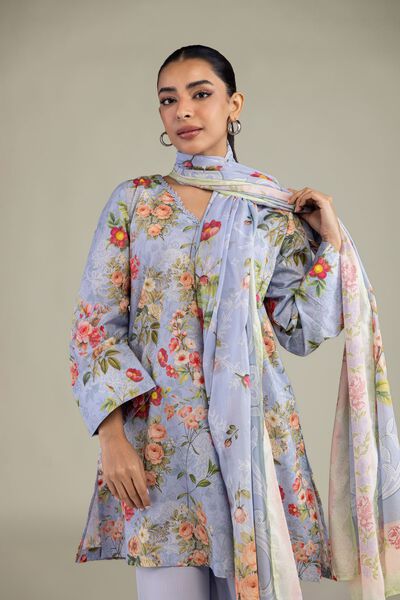 Printed | Lawn | Floral Lawn Dupatta | USD 15.00