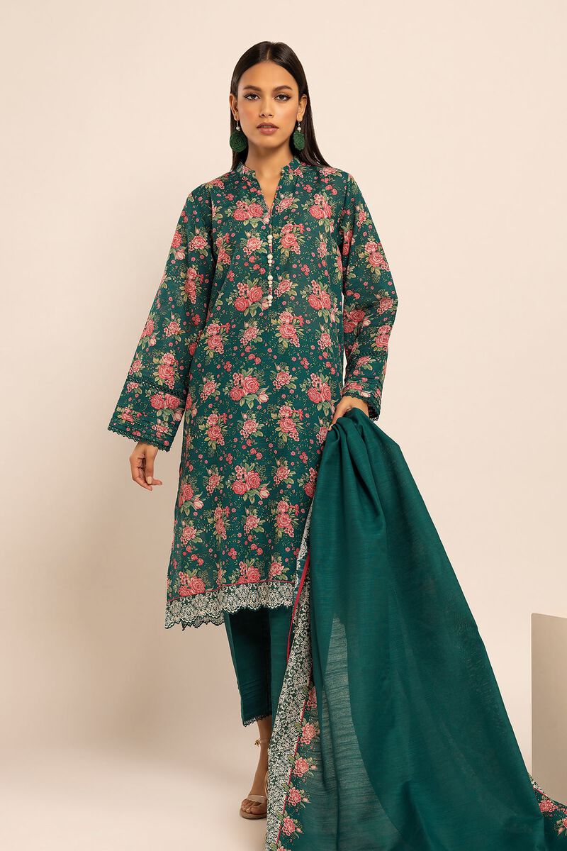 Printed | Light Khaddar | Fabrics 3 Piece | null