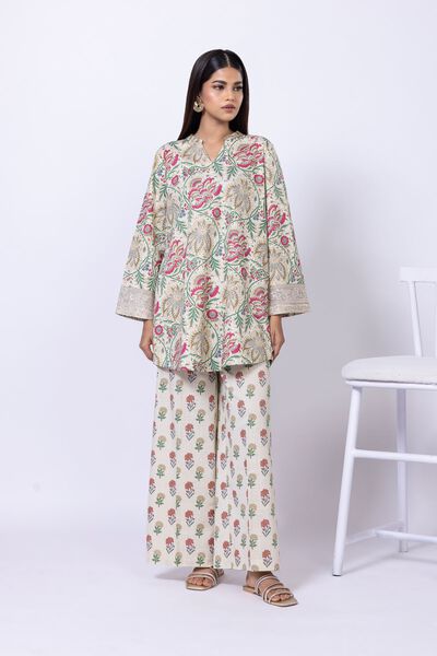 Embroidered | Crosshatch Poplin | Kurta | USD 30.00