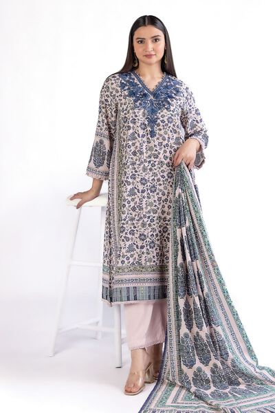 Embroidered | Cambric | Fabrics 3 Piece | USD 22.50