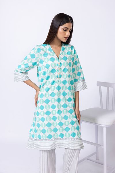 Printed | Crosshatch Poplin | Kurta | USD 25.00