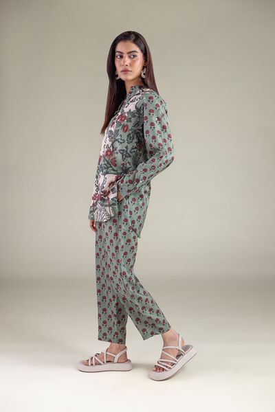 Embroidered | Textured Weave | Trousers | USD 9.00