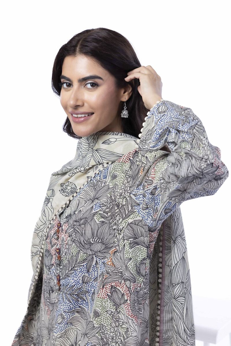 Printed | Light Khaddar | Fabrics 3 Piece | null