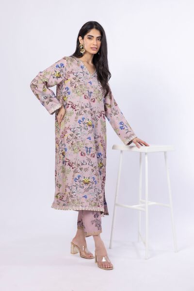 Embroidered | Russian Raw Silk | Pants | USD 6.90