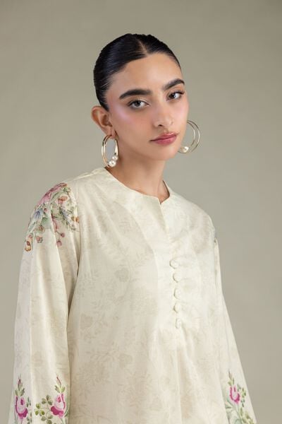 Printed | Cambric | Short V-Neck Kurta | USD 35.00