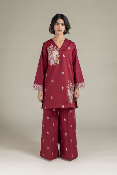 Embroidered | Textured Cotton | Kurta | USD 35.00
