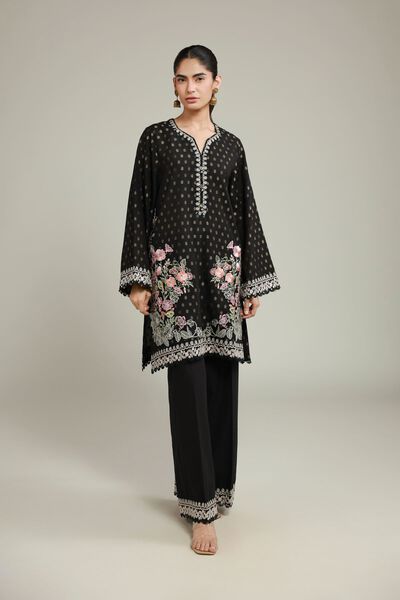 Embroidered | Jacquard | Fabrics 2 Piece | Top and Bottom | USD 55.00