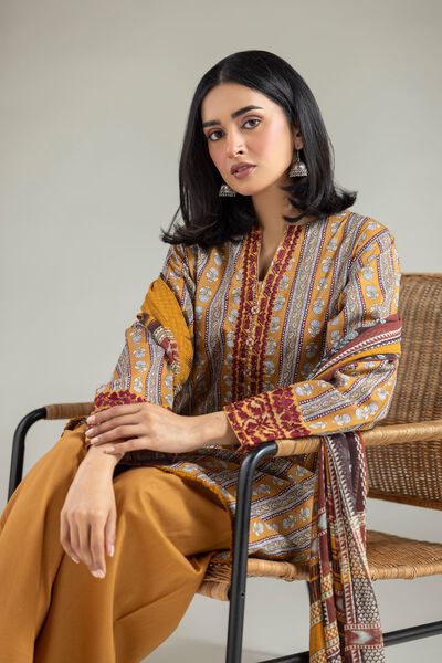 Embroidered | Lawn | Lawn 3-Piece Set | USD 65.00