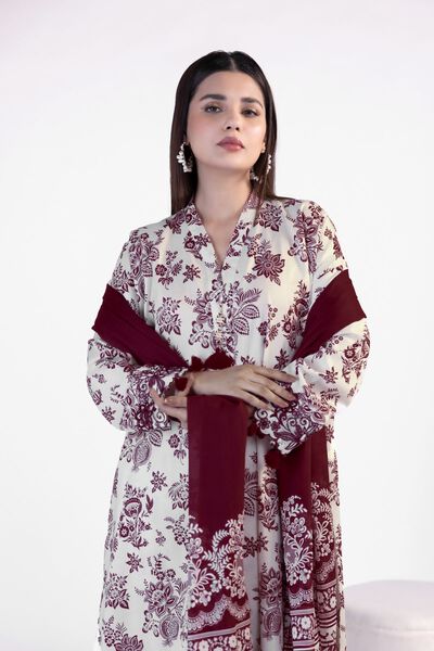 Embroidered | Lawn | Fabrics 3 Piece | USD 45.00