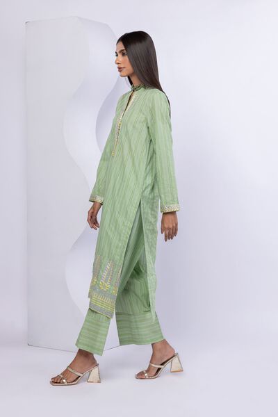 Dyed | Lurex Stripes | Pants | USD 18.00