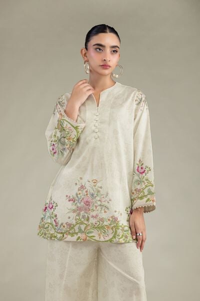 Printed | Cambric | Short V-Neck Kurta | USD 35.00