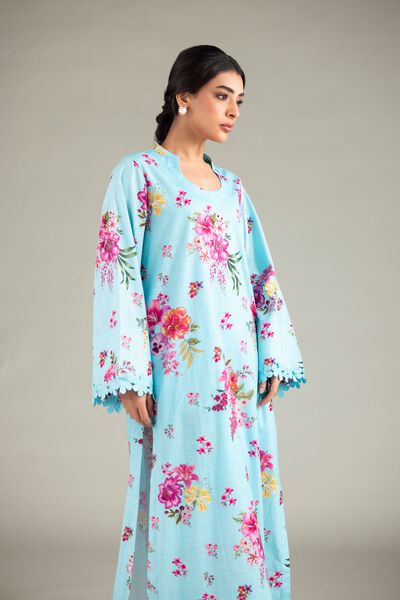 Printed  | Textured Cotton | Kurta | USD 9.00