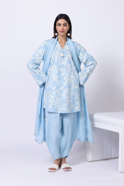 Embroidered | Crosshatch Poplin | Kurta | USD 13.50