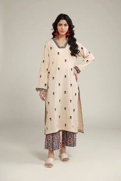 Embroidered | Dobby | Fabrics 2 Piece | Top and Bottom | USD 12.00