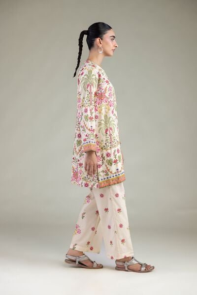 Printed | Cambric | Floral Cambric Pants | USD 30.00