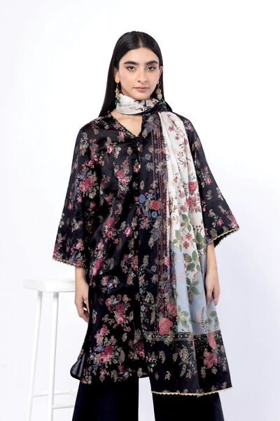 Printed | Jacquard | Tailored 3 Piece | USD 42.00