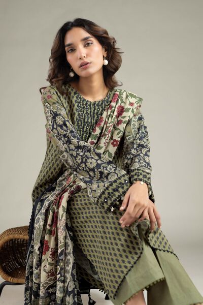 Printed | Messuri | Tailored 3 Piece | USD 65.00