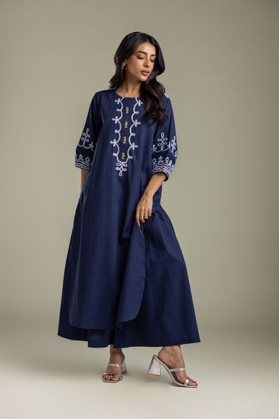 Embroidered | Heavy Textured Cotton | Pants | USD 30.00