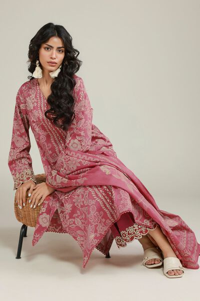 Embroidered | Lawn | Printed Lawn Suit | USD 70.00