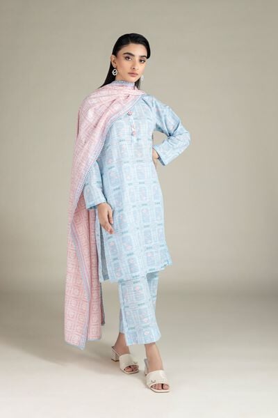 Printed | Textured Cotton | Pants | USD 17.00