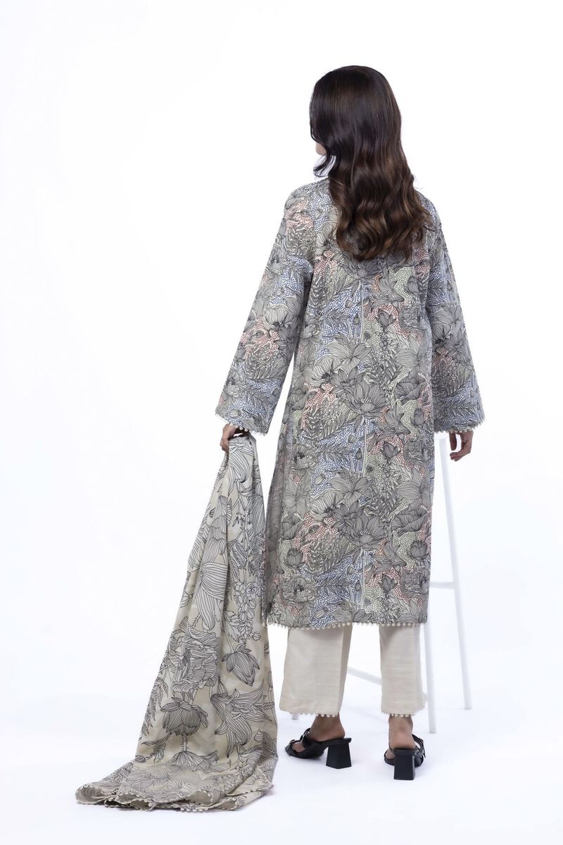 Printed | Light Khaddar | Fabrics 3 Piece | null