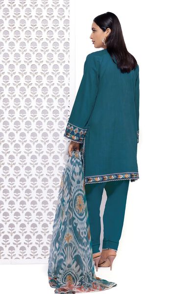 Embroidered | Crosshatch | Fabrics 3 Piece | USD 15.00